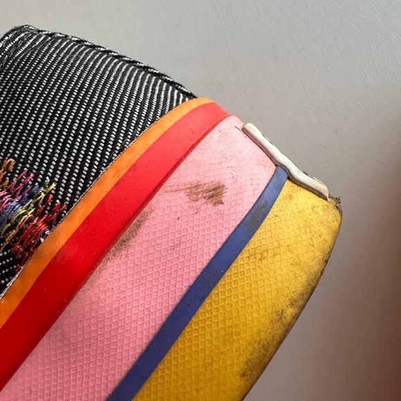 Converse Chuck Taylor All Star Rainbow Platform Black Denim Limited Edition 2020 - Picture 8 of 12